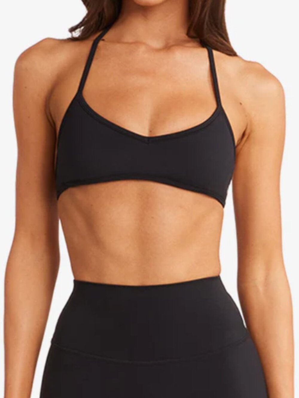 SOLD: CSB Black Freedom Micro Crop Sports Bra